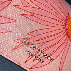 Kate Spade flower mini key-ring wallet
